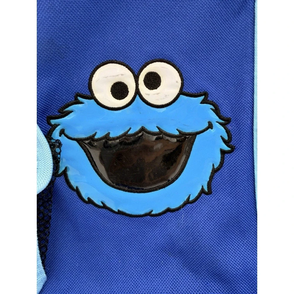 Vintage 2002 Cookie Monster Backpack Romar Accessories Sesame Street